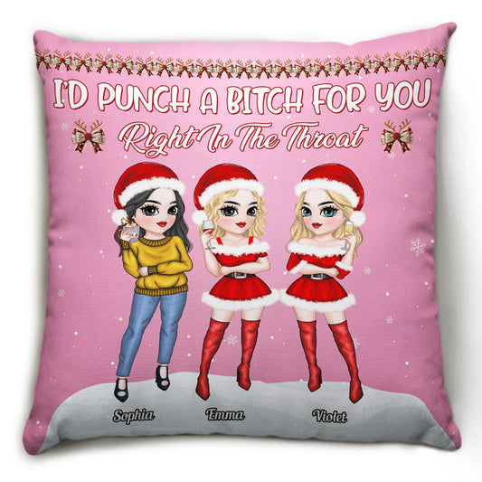 Right In The Throat - Personalized Custom Pillow