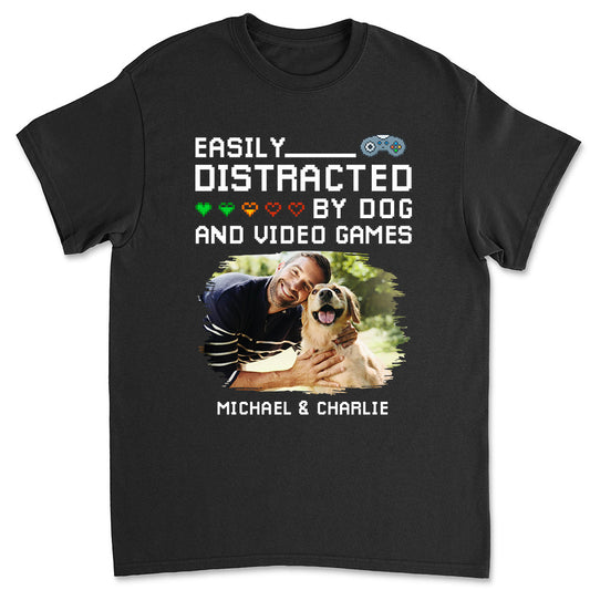 Pause Game Pet Dog Photo - Personalized Custom Shirt