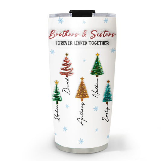 Season Love Siblings - Personalized Custom 3D Inflated Effect Tumbler
