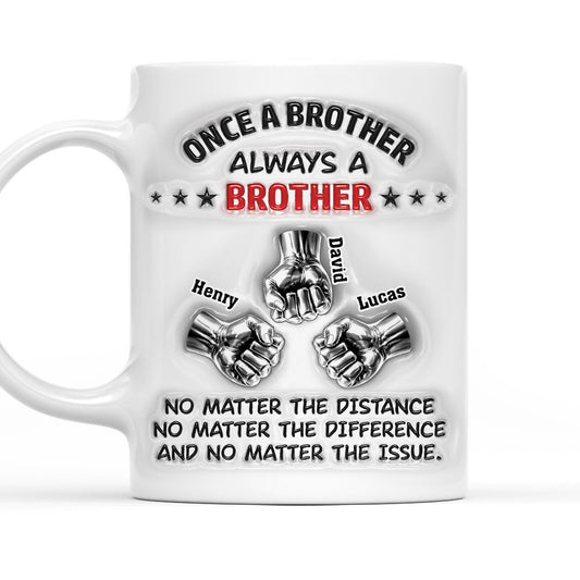 Proud Of You Brother - Personalized Custom 3D Inflated Effect Mug