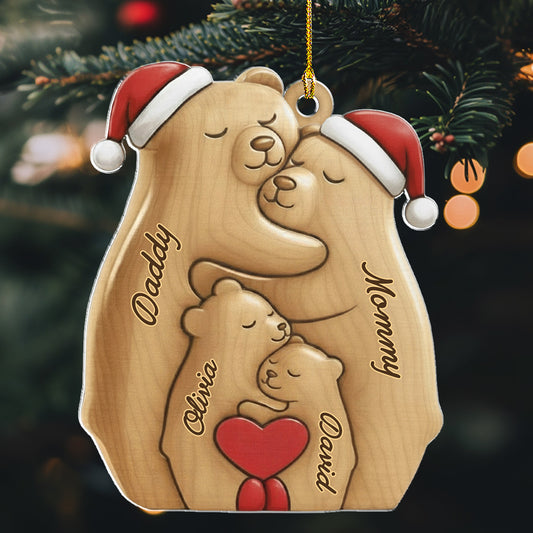 Cozy Reunion - Personalized Custom Acrylic Ornament