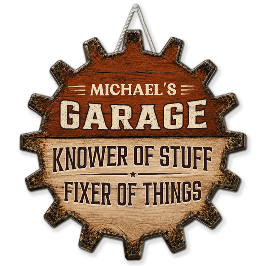 The Fixer - Personalized Custom Wood Sign