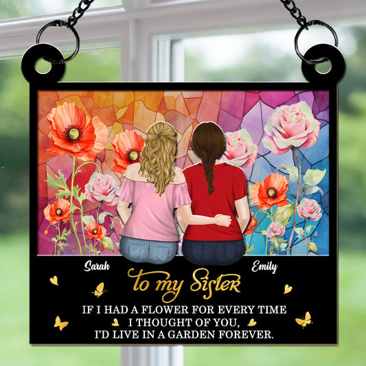 A Garden Of Love For You - Personalized Suncatcher
