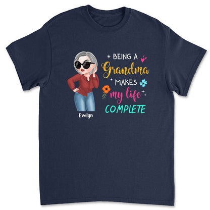 Makes My Life Complete - Personalized Custom Unisex T-shirt - Blithe Hub