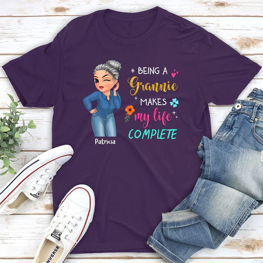 Makes My Life Complete - Personalized Custom Unisex T-shirt - Blithe Hub