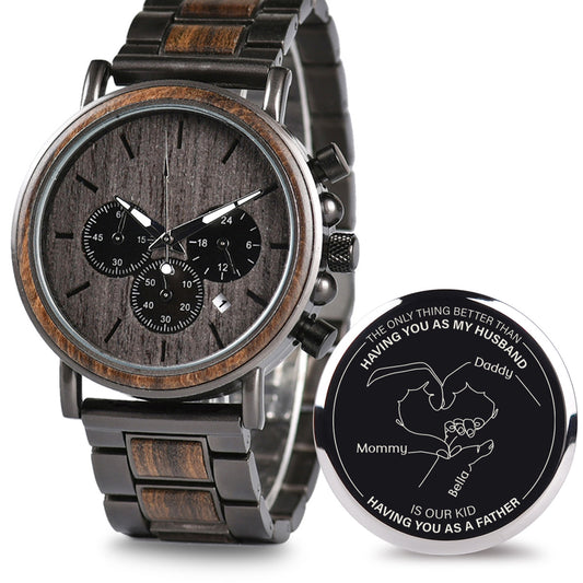 The Only Thing Better Than Having You - Personalized Engraved Wooden Watches GQ026
