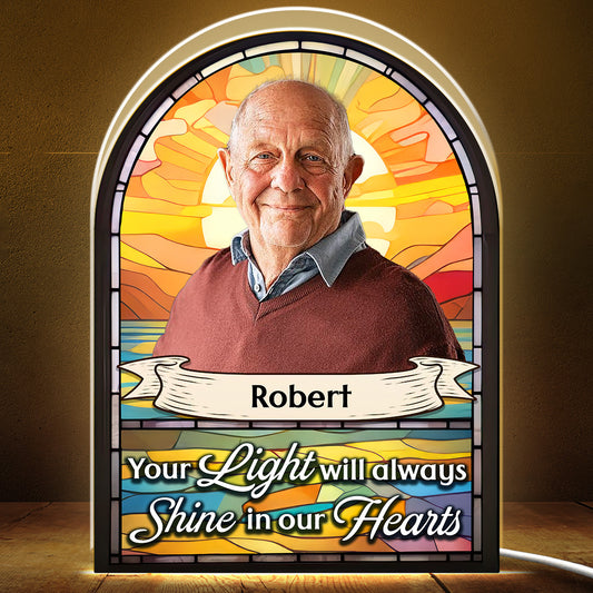 Shine In Our Hearts - Personalized Custom Light Box
