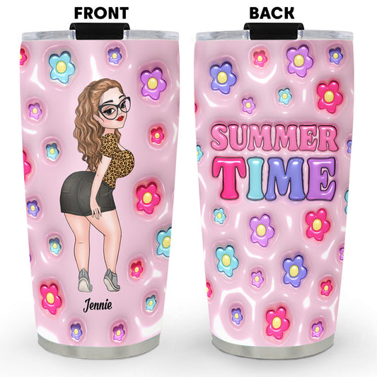 Summer Time - Personalized Custom Tumbler