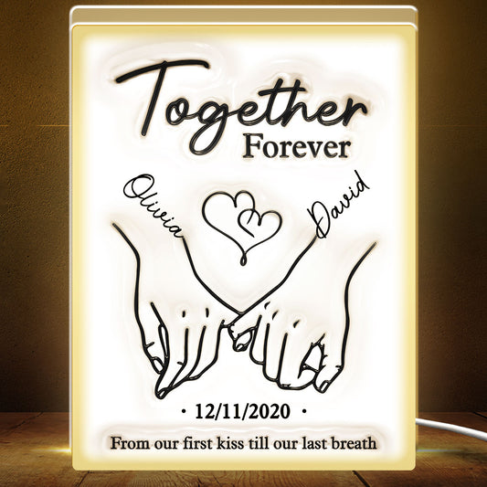 Together Forever - Personalized Custom Light Box