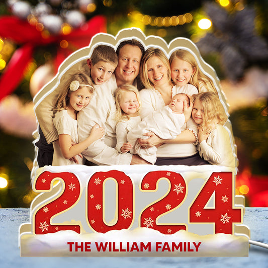 Custom Photo Family 2024 - Personalized Custom Light Box