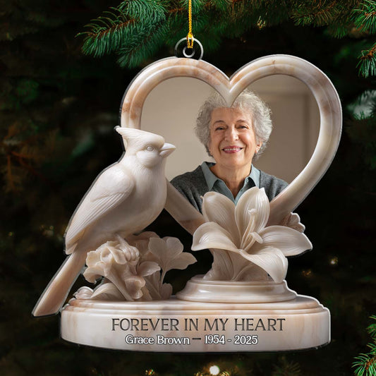 Rest in Peace My Angel - Personalized Custom Acrylic Ornament