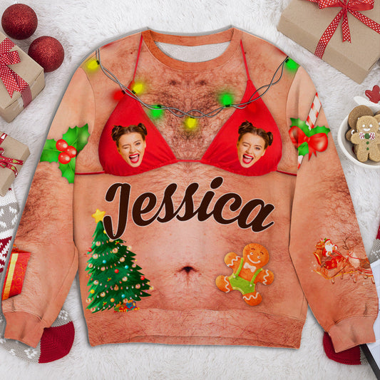 Jingle Bell - Personalized Custom All-Over-Print Sweatshirt