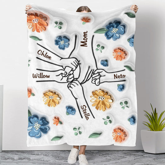Mom You Are My Hero - Personalized Custom Fleece Blanket