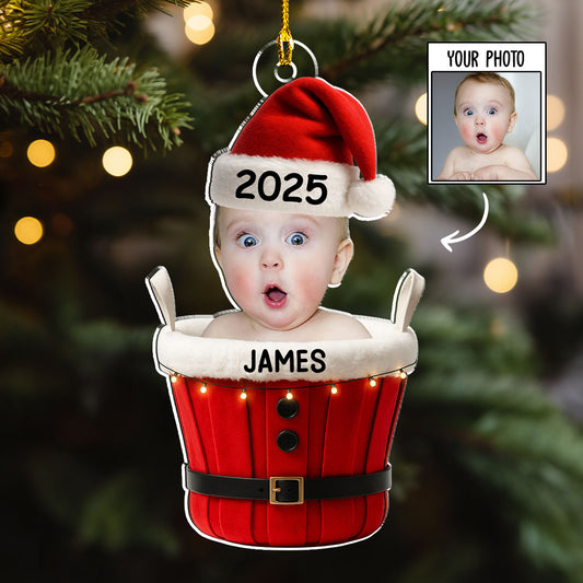 Kid Is The Greatest Gift From Santa - Personalized Custom Acrylic Ornament