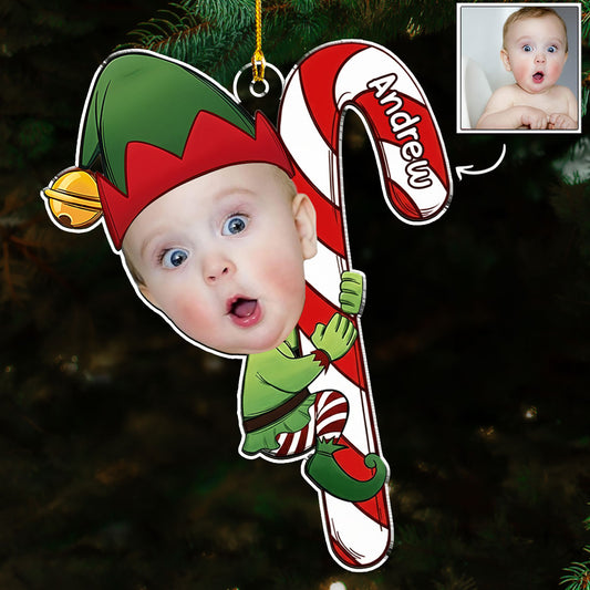 Baby Elf - Personalized Custom Acrylic Ornament