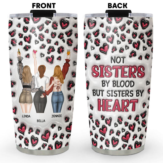 Best Besties Ever - Personalized Custom 3D Inflated Effect Tumbler