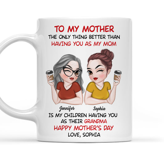 To My Mother - Personalized Custom Coffee Mug