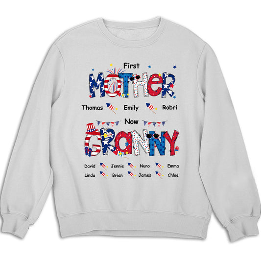 Happiness Is Being A Mom - Personalized Custom Sweatshirt