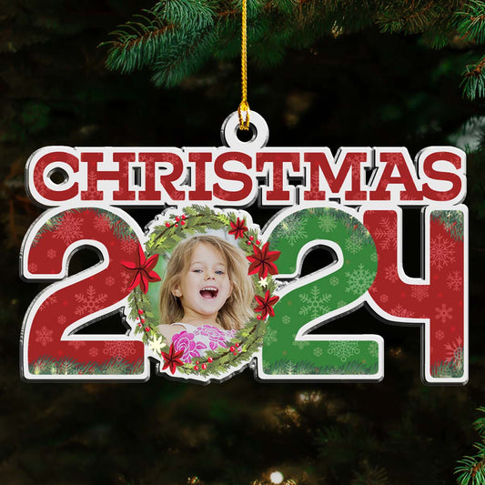 Custom Face Christmas - Personalized Custom Acrylic Ornament