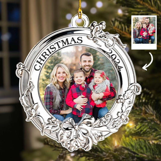 Picture Ornament For Christmas - Personalized Custom Acrylic Ornament