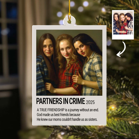 Merry Bright And Fabulous - Personalized Custom Acrylic Ornament