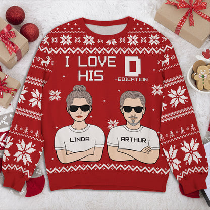 I Love - Personalized Custom All-Over-Print Sweatshirt