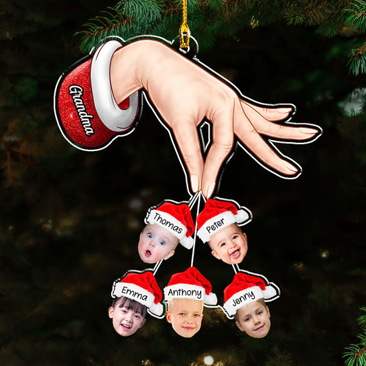 Christmas, My Child, Is Love In Action - Personalized Custom Acrylic Ornament