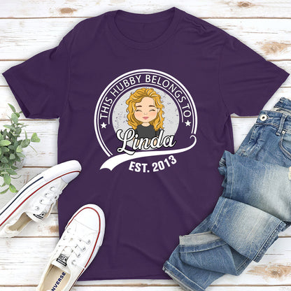 Belongs To - Personalized Custom Classic T-shirt