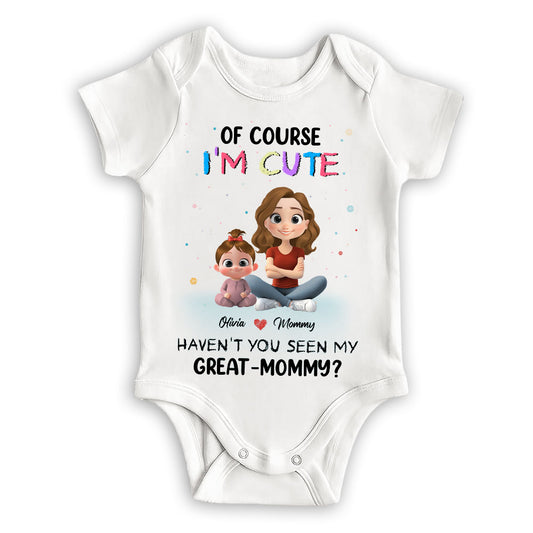 I Am Cute Like My Mommy - Personalized Baby Onesie