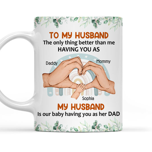 From Wife To Husband Version 2 - Personalized Custom Coffee Mug