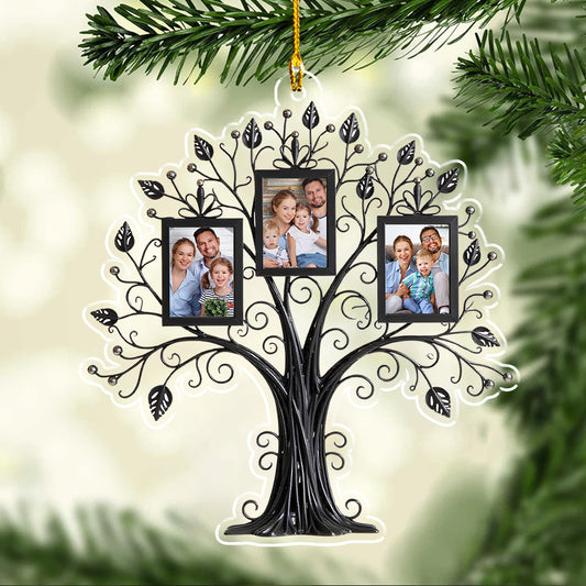 Family Tree Photo - Personalized Custom Acrylic Ornament