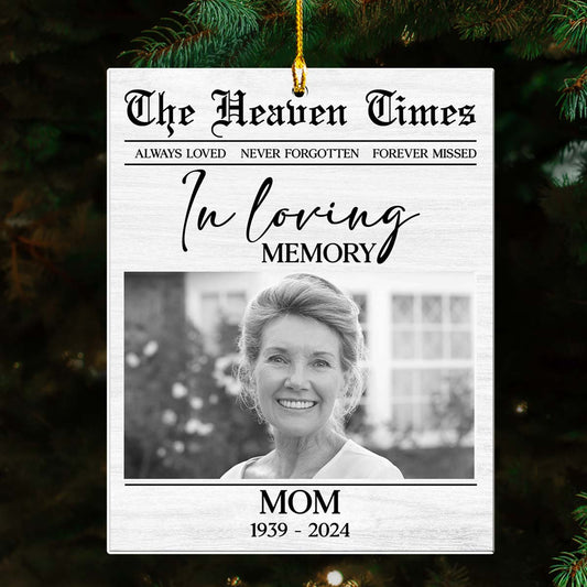 The Heaven Times - Personalized Custom Acrylic Ornament