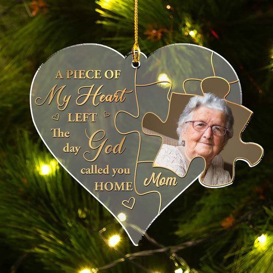 The Day God Called You - Personalized Custom Frosted Acrylic Ornament