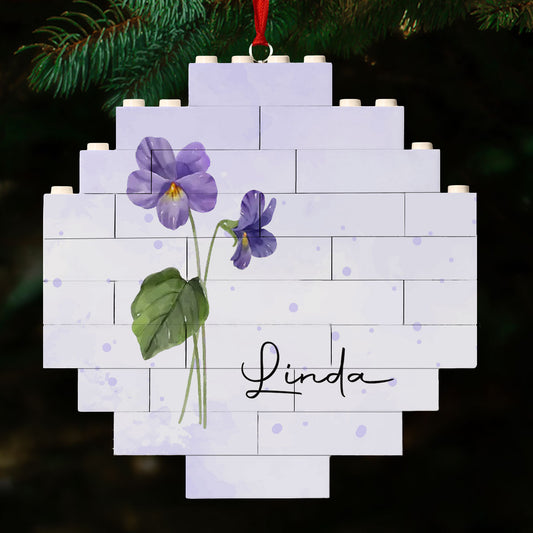 Flower Garden - Personalized Custom Puzzle Ornament