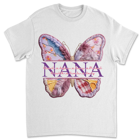 Nana Loves Grandkids - Personalized Custom Shirt