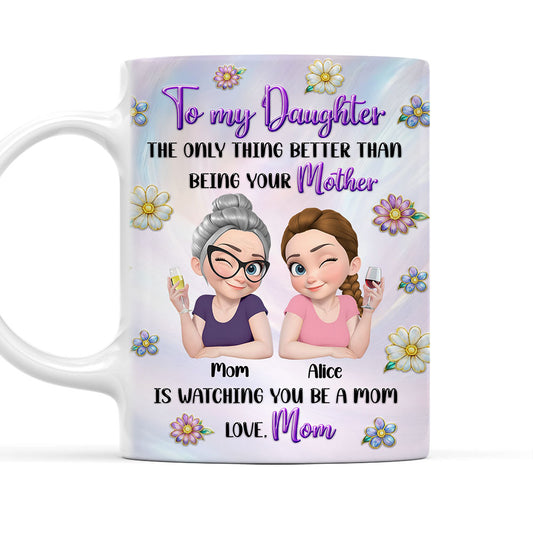 To My Amazing Daughter - Personalized Custom 3D Inflated Effect Mug