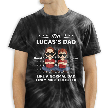 Much Cooler Dad - Personalized Custom All-over-print T-shirt - Blithe Hub