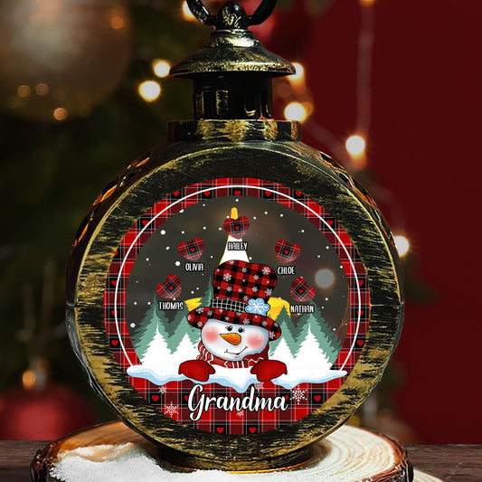 Christmas Grandparents - Personalized Custom Christmas Lantern