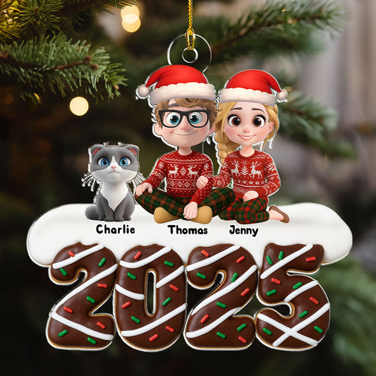 Happiness Baked At Home - Personalized Custom Acrylic Ornament