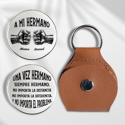 Una Vez Hermano, Siempre Hermano – Abrazador De Bolsillo Personalizado