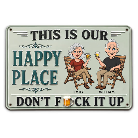 Vintage Palce - Personalized Custom Metal Sign