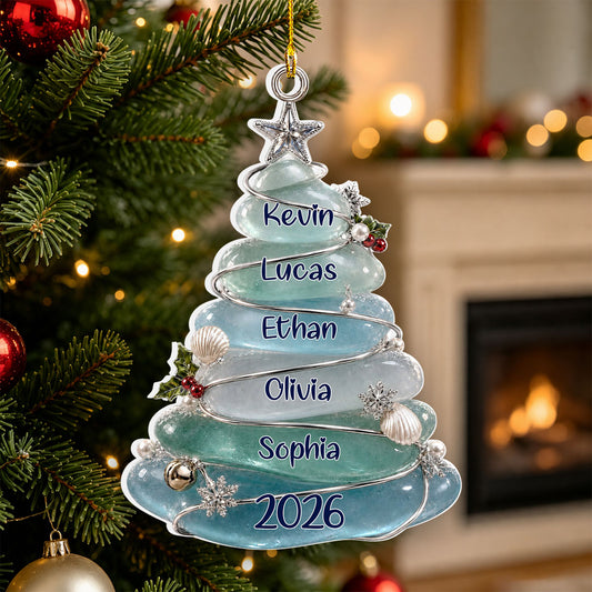 Our Family Tree - Personalized 3D White Acrylic Ornament