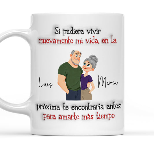 Te quiero muchísimo – Taza personalizada con efecto 3D inflado