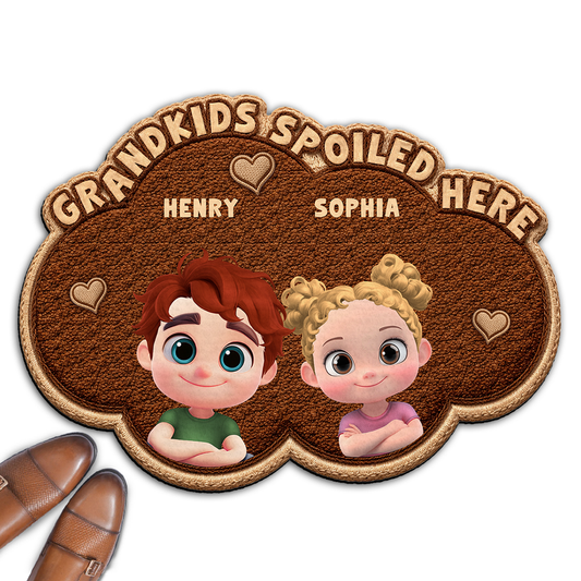 Grandmas Little Makers - Personalized Custom Doormat