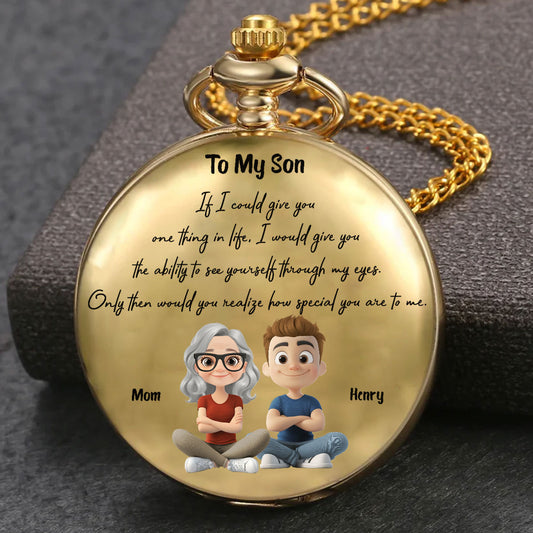 You Are Special - Personalized Custom Print Pocket Watch
