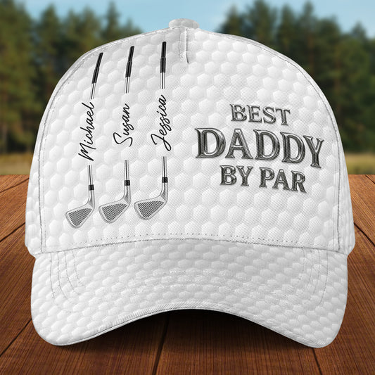 Best Dad By Par - Personalized Custom Classic Cap
