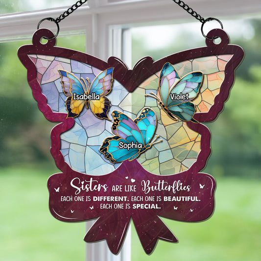 Butterflies - Personalized Custom Suncatcher