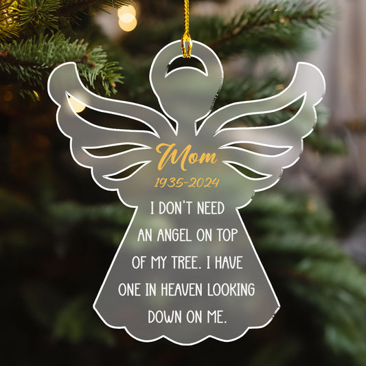 My Angel - Personalized Custom Frosted Acrylic Ornament