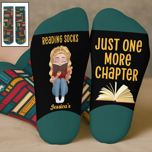 Lost in Stories - Personalized Custom Crew Socks