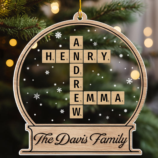 At Christmas, All Roads Lead Home  - Personalized Custom Acrylic Ornament